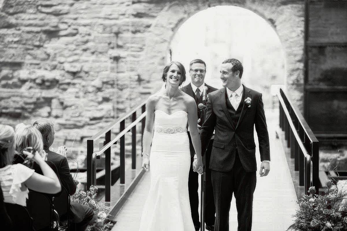 Brody and Meghan — ceremony moment