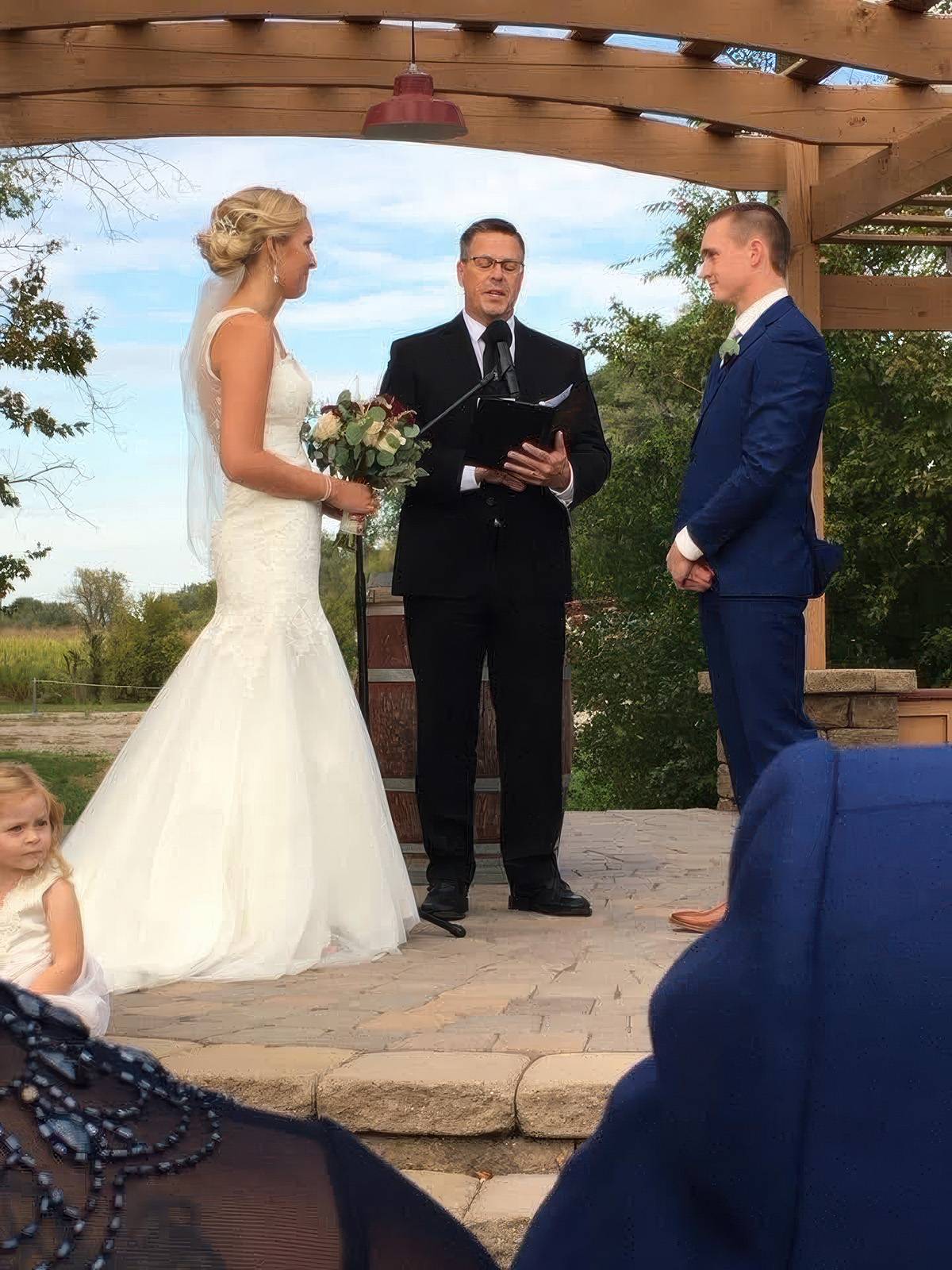 Bronson and Alisha — wedding couple portrait