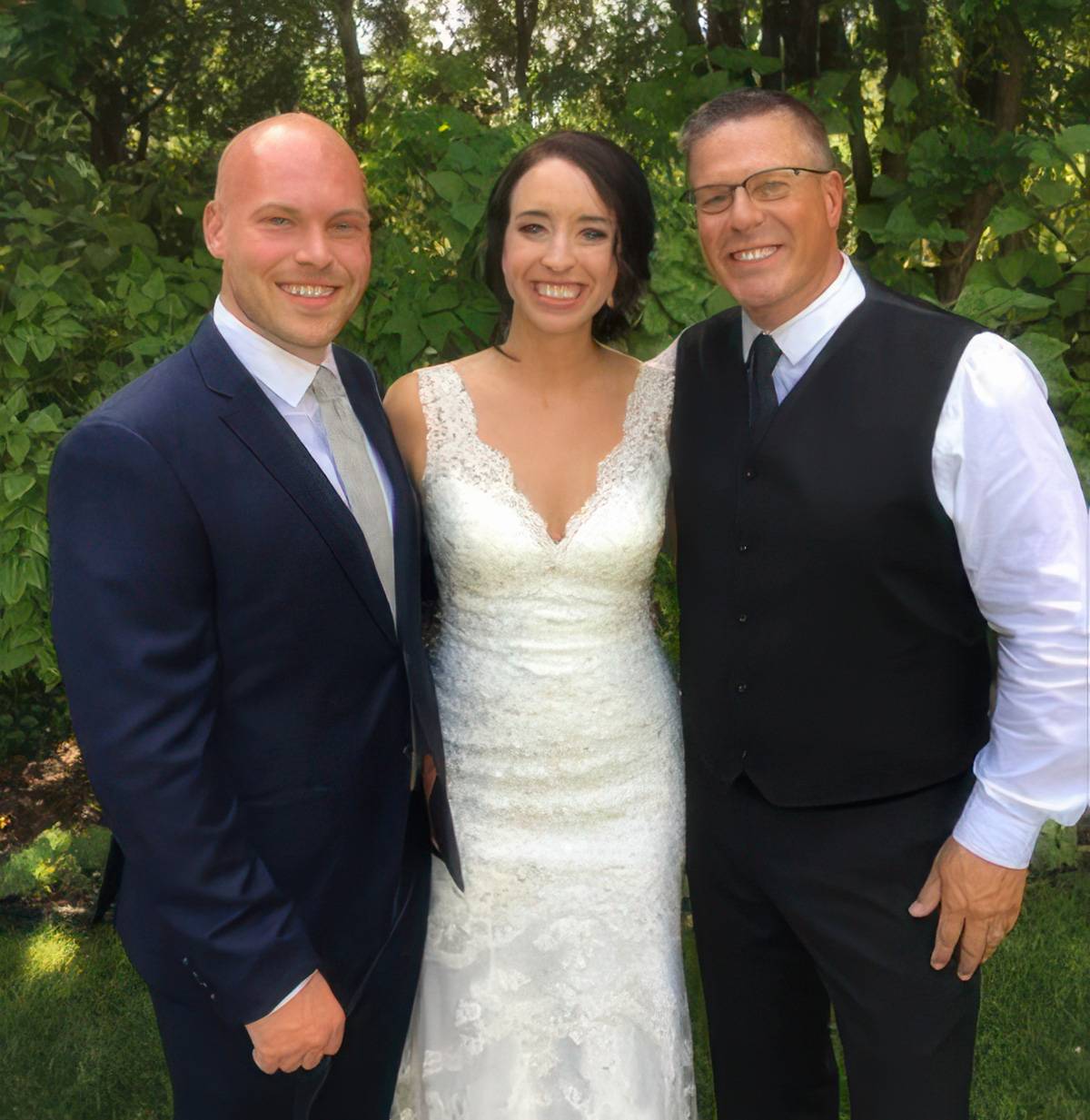 Wedding couple celebration